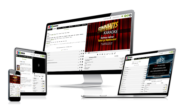 Melplay puhelin-ohjainsivu ja TV Sovellus